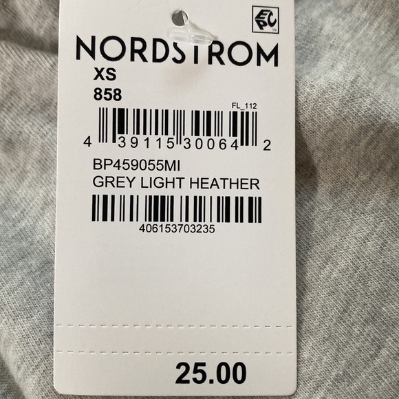 B.P. Light grey Heather shorts. Size XS. 100% organic cotton. - Picture 5 of 5